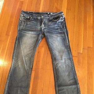 Miss Me boot cut relaxed fit jeans. Size 34 reg